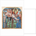 Manuscript Illumination with the Descent from the Cross, from a Book of Hours, late 15th century by Unknown