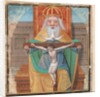 Manuscript Illumination with the Trinity, from a Book of Hours, late 15th century by Unknown