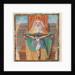 Manuscript Illumination with the Trinity, from a Book of Hours, late 15th century by Unknown