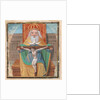 Manuscript Illumination with the Trinity, from a Book of Hours, late 15th century by Unknown