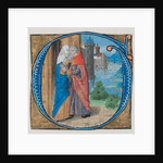 Manuscript Illumination with Joachim and Anna in an Initial G with Joachim and Anna…, 15th century by Unknown