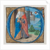 Manuscript Illumination with Joachim and Anna in an Initial G with Joachim and Anna…, 15th century by Unknown