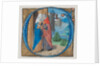 Manuscript Illumination with Joachim and Anna in an Initial G with Joachim and Anna…, 15th century by Unknown