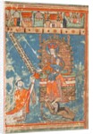 Manuscript Leaf with Dedication of a Book to the Virgin, ca. 1400 by Unknown