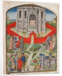 The Temple in Jerusalem, from the 'Postilla Litteralis…, 1450-75 by Unknown