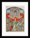 The Temple in Jerusalem, from the 'Postilla Litteralis…, 1450-75 by Unknown