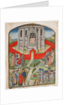 The Temple in Jerusalem, from the 'Postilla Litteralis…, 1450-75 by Unknown