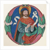 Manuscript Illumination with the Figure of a Saint in an Initial O, ca. 1480 by Unknown