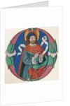 Manuscript Illumination with the Figure of a Saint in an Initial O, ca. 1480 by Unknown