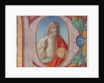 Manuscript Illumination with Salvator Mundi in an Initial P, from a Choir Book, early 16th century by Unknown