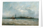 New York from the Harbor Showing the Battery and Castle Garden, 1858 by Alfred Copestick
