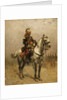 A Cavalryman, 1884 by Alphonse de Neuville