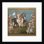Maharana Bhim Singh and Retinue Embark on a Hunt, ca. 1805-10 by Chokha