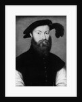 Portrait of a Man with a Black-Plumed Hat, ca. 1535-40 by Corneille de Lyon