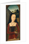Young Woman with a Pink, ca. 1485-90 by Hans Memling