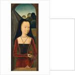 Young Woman with a Pink, ca. 1485-90 by Hans Memling