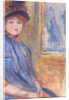 Young Girl in a Blue Dress, ca. 1890 by Pierre-Auguste Renoir