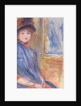 Young Girl in a Blue Dress, ca. 1890 by Pierre-Auguste Renoir