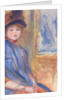 Young Girl in a Blue Dress, ca. 1890 by Pierre-Auguste Renoir