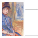 Young Girl in a Blue Dress, ca. 1890 by Pierre-Auguste Renoir