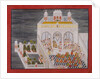 Maharana Ari Singh with His Courtiers Being Entertained at the Jagniwas Water Palace, dated 1767 by Bhima