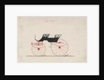 Design for 4 seat Phaeton, no top, no. 936, 1850-70 by Brewster & Co