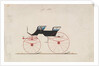 Design for 4 seat Phaeton, no top, no. 936, 1850-70 by Brewster & Co
