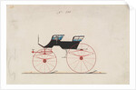 Design for 4 seat Phaeton, no top, no. 936, 1850-70 by Brewster & Co