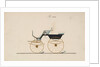 Design for 4 seat Phaeton, no top, no. 1016, 1850-70 by Brewster & Co