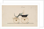 Design for 4 seat Phaeton, no top, no. 1016, 1850-70 by Brewster & Co