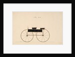 Design for Wagon, no. 313, ca. 1850 by Brewster & Co