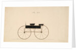 Design for Wagon, no. 313, ca. 1850 by Brewster & Co