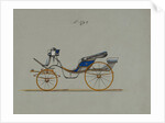 Design for Cabriolet or Victoria, no. 3785, 1882 by Brewster & Co