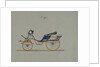 Design for Cabriolet or Victoria, no. 3785, 1882 by Brewster & Co