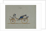 Design for Cabriolet or Victoria, no. 3785, 1882 by Brewster & Co