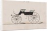 Design for 4 seat Phaeton, no top, no. 3390, 1878 by Brewster & Co