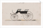 Design for 4 seat Phaeton, no top, no. 3390, 1878 by Brewster & Co