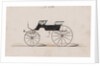 Design for 4 seat Phaeton, no top, no. 3390, 1878 by Brewster & Co