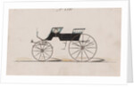 Design for 4 seat Phaeton, no top, no. 3390, 1878 by Brewster & Co