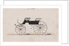Design for 4 seat Phaeton, no top, no. 3390, 1878 by Brewster & Co