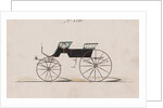 Design for 4 seat Phaeton, no top, no. 3390, 1878 by Brewster & Co