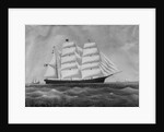 The Ship 'John W. Brewer', ca. 1845 by Unknown