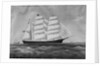 The Ship 'John W. Brewer', ca. 1845 by Unknown