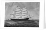 The Ship 'John W. Brewer', ca. 1845 by Unknown