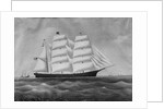 The Ship 'John W. Brewer', ca. 1845 by Unknown