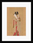 Courtesan with a Letter in Her Mouth, 1756-1815 by Hosoda Eishi