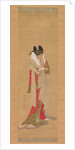 Courtesan with a Letter in Her Mouth, 1756-1815 by Hosoda Eishi
