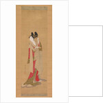 Courtesan with a Letter in Her Mouth, 1756-1815 by Hosoda Eishi