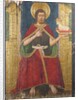 Panel with Saint John the Baptist Enthroned from Retable, 15th century by Domingo Ram