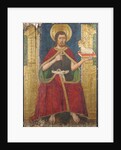 Panel with Saint John the Baptist Enthroned from Retable, 15th century by Domingo Ram